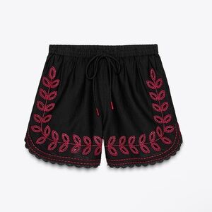 Zara Embroidered Short